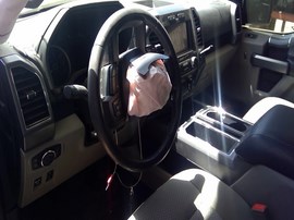2019 FORD F-150, SILVER, XLT MODEL, 3.5L TURBO, AUTOMATIC, 2WD. F26454